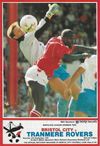 Bristol City v Tranmere Rovers Match Programme 1991-09-14