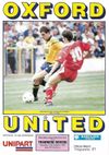 Oxford United v Tranmere Rovers Match Programme 1991-10-12