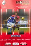 AFC Bournemouth v Tranmere Rovers Match Programme 2001-12-01