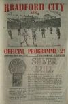 Bradford City v Tranmere Rovers Match Programme 1948-04-03