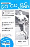 Stockport County v Tranmere Rovers Match Programme 1968-02-02