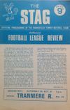 Mansfield Town v Tranmere Rovers Match Programme 1967-10-07