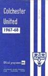 Colchester United v Tranmere Rovers Match Programme 1968-02-10