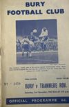 Bury v Tranmere Rovers Match Programme 1967-12-02