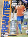 Braintree Town v Tranmere Rovers Match Programme 2012-11-13